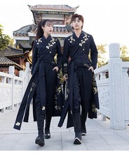 Women Men Hanfu Couple Clothes Traditional Chinese Ancient WuXia Cosplay Costume