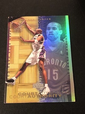 2000-01 Upper Deck Hardcourt Court Authority Vince Carter #CA7 HOF