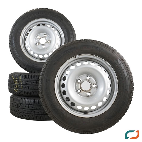 Ruote Invernali Originali Vw T5 T6 T6.1 Pneumatici Invernali Cerchi Da 16 Pollici 7F0601027 DOT20-image