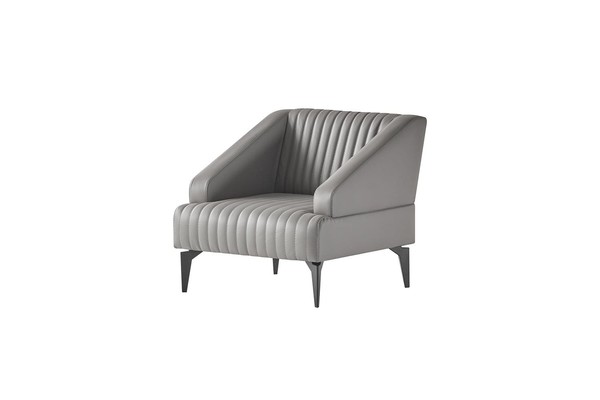 Sessel Grau Modern Elegant Funktional Ergonomisch Minimalistisch-image