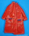 Vintage Barbie Doll Fashion Shiner #1691 Red Coat Near Mint ~ 1960's