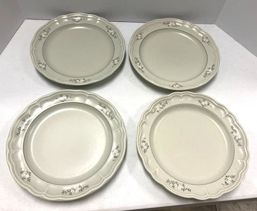 Vintage Pfaltzgraff Heirloom 10 1/4” Dinner Plates 4 Pieces MB