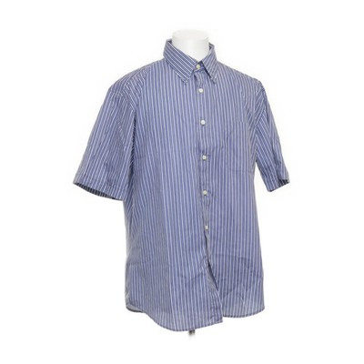 Gil D'auray, Kurzarmhemd, Größe: 46, CHEMISE VILLE LONG ISLAND, Blau/Weiß #n2V