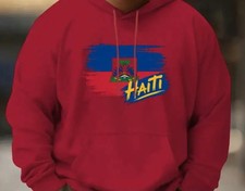 Men's and Women's Haiti Flag Hoodie