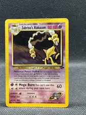 Sabrina's Alakazam 16/132 Gym Challenge Holo MP+ Pokemon TCG