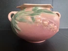 Roseville Pottery Pink Bleeding Heart Jardiniere Planter #65-3 Vintage