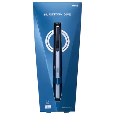 Uni Kuru Toga Dive 0,5 mm Druckbleistift Cascade Blue NEU Kurutoga aus Japan