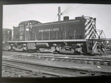 SP&S SPOKANE PORTLAND & SEATTLE NEGATIVE And ...