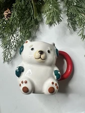 Wondershop Christmas Bear  Novelty Ceramic Mugs 8 fl oz