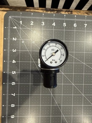 Bimba MSR200-06 Pressure Regulator with Gauge, 0-130psi.