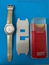 Swatch Irony Big Sabbia YGS1006 37MM Watch- NEW OLD STOCK