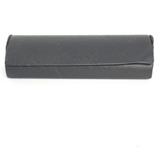 Prada Black Saffiano Leather Glasses Case Eyeglasses Sunglasses Holder Box