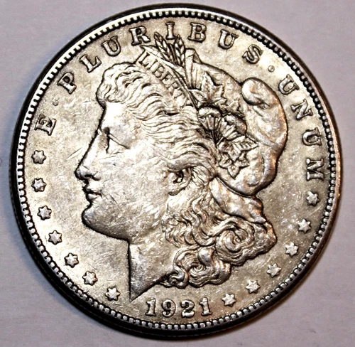 1921-S Morgan Silver Dollar - Extra Fine/AU - #8863D