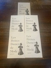5 Vintage Les Petites Dames de Mode & Supplements Doll Photos