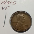 1931-S VF Lincoln Wheat Cent Key Date