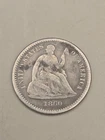 1860 Seated Liberty Half Dime 5c