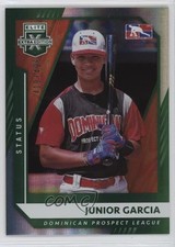 2021 Panini Elite Extra Edition Status Green 410/499 Junior Garcia #182 13c1