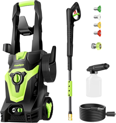 #ad Electric Pressure Washer Foam Cannon 4 Different Pressure Tips Power Washer $185.98