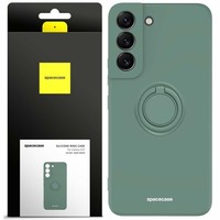 Spacecase SilikonringhüLle FüR Samsung Galaxy S22 DunkelgrüN