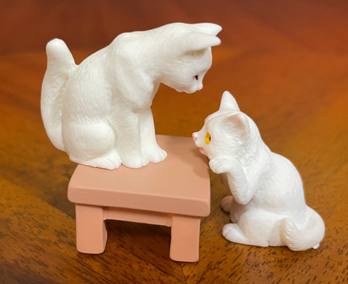 10Pcs Realistic Miniature Resin Cat Figurines - Bild 6 von 7