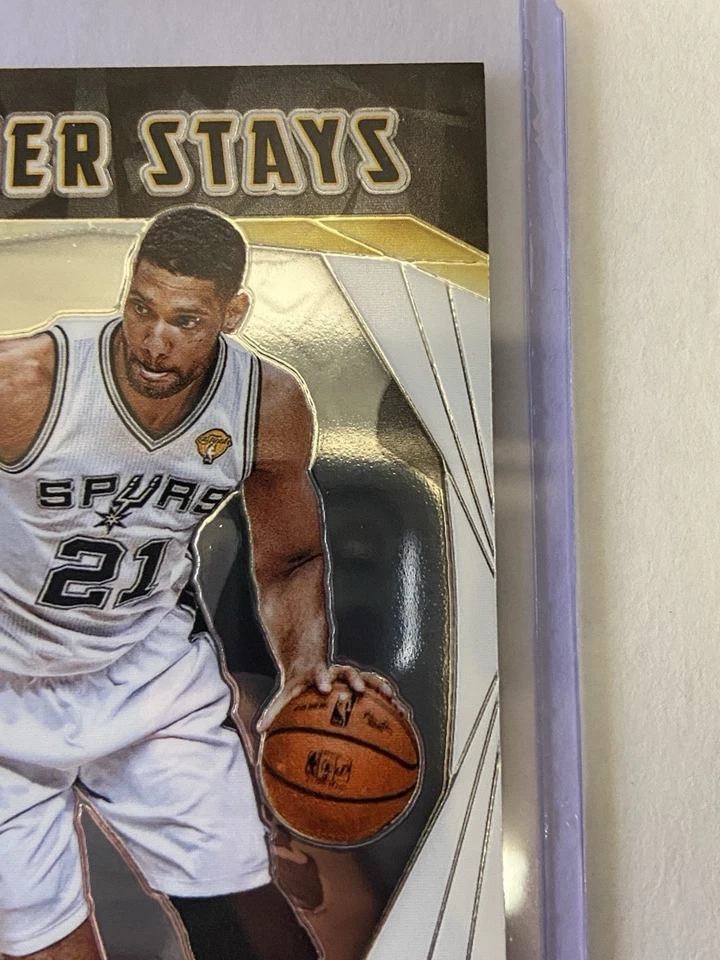 2020 - 21 Panini Donruss Optic Winner Stays Tim Duncan #15 San Antonio Spurs EX - Image 2 of 4