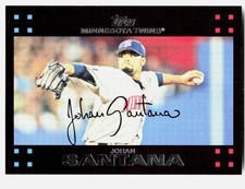 2007 Topps #80 Johan Santana - NM+