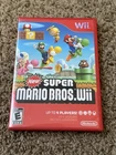 New Super Mario Bros. Wii (Nintendo Wii, 2009) With Manual Authentic Tested