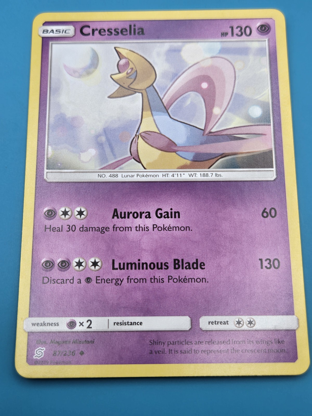 Cresselia - 87/236 - Unified Minds Regular Pokemon 2019 LP