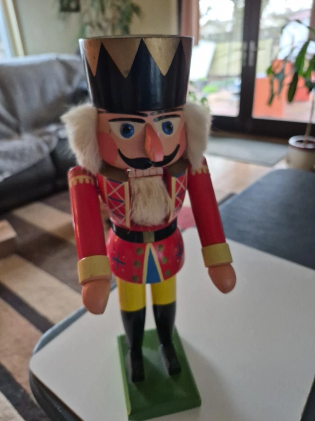 Vintage Erzgebirge GDR GERMAN Nutcracker w/real Fur
Opens in a new window or tab