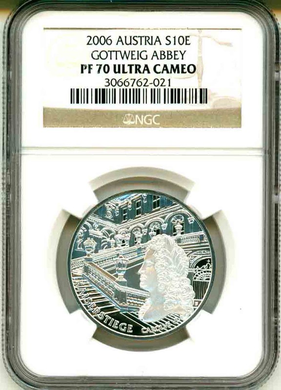 2006 S10E Austria Gottweig Abbey NGC PF70 Ultra Cameo