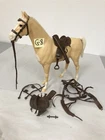 1960s MARX JOHNNY WEST THUNDERBOLT HORSE AND ACCESSORIES VERY NICE LOT #G8