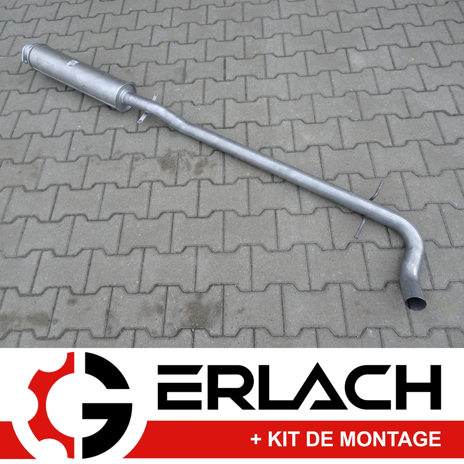 Silencieux intermédiaire Volvo V70 2.4 tube échappement central pièce rechange