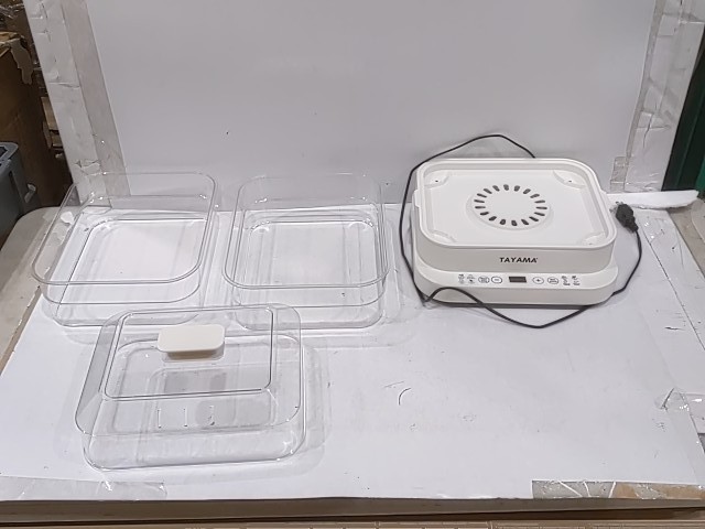 Tayama TFS-003 Tayama 3-Tier Electric Food Steamer 24-Liters/Qts.