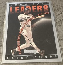 Barry Bonds 1996 Donruss #1 Long Ball Leaders San Francisco Giants /5000 SP PICS