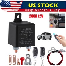 Car Battery Disconnect Switch Remote Control Power Kill Master Isolator Cut Off