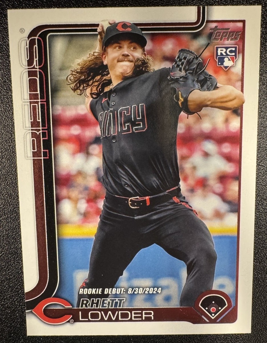 2025 Topps Update Rookie Debut Rhett Lowder #US318 (RC) Reds | eBay