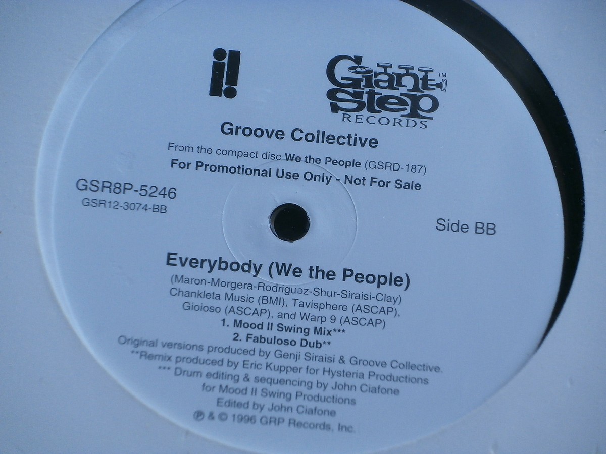 GROOVE COLLECTIVE~EVERYBODY WE THE PEOPLE~SEALED~3 RECORDS~PROMO