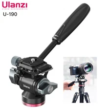 Ulanzi U-190 Panoramic Tripod Head Hydraulic Fluid Video Head for Tripod Monopod