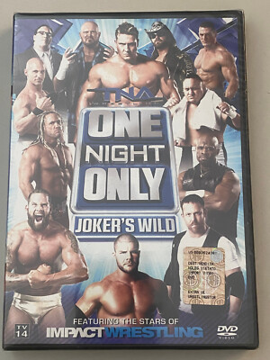 DVD TNA iMPACT Wrestling ONE NIGHT ONLY JOKER'S WILD 2013 NEU SEALED SIGILLATO