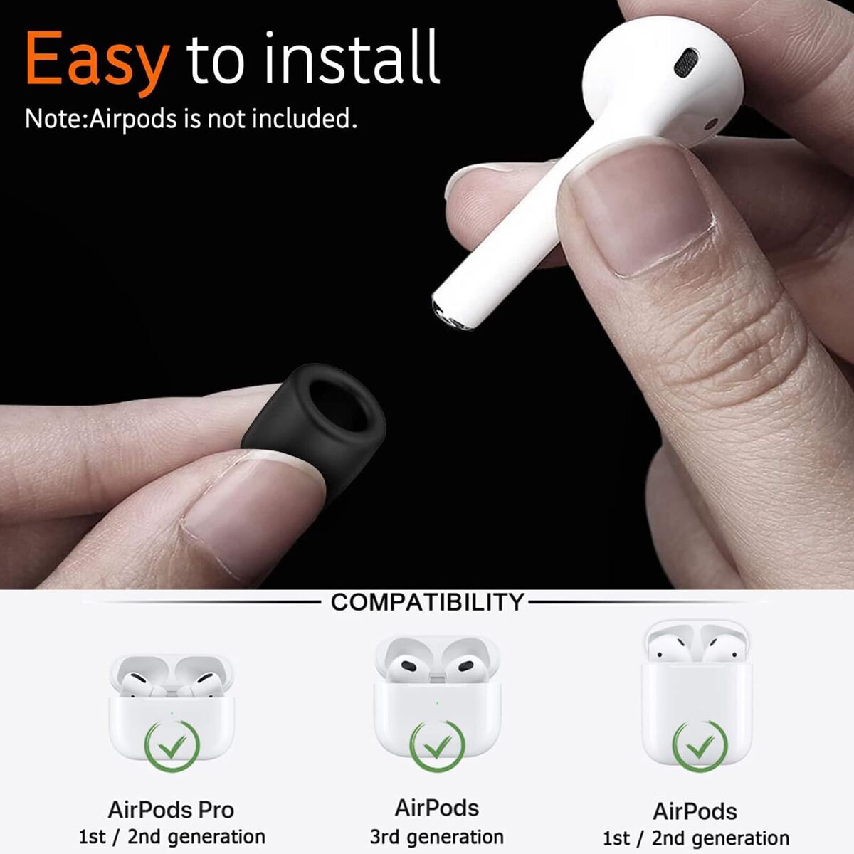 Compatible Airpods Strap, Silicone Anti-Lost Wire Cable Connector Sports Neck | eBay Compatible Airpods Strap, Silicone Anti-Lost Wire Cable Connector Sports Neck | eBay