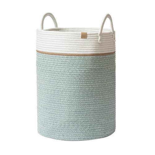 La Jolíe Muse Geweven rieten opbergmanden, papieren touw opbergdozen bak organizer verdeler voor kasten lade kast plank dressoir, set van 3 (woestijn