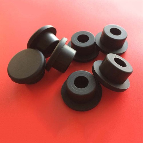 Black Silicone Hole Plug Rubber Plugs Caps End Blanking Dust Seal Bung 3mm-14mm - Picture 4 of 5