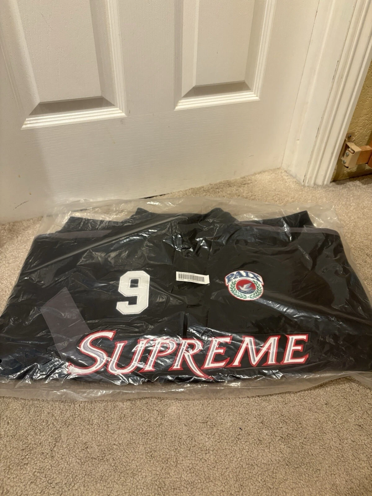 Sweat demi zip noir Supreme Equipe taille L