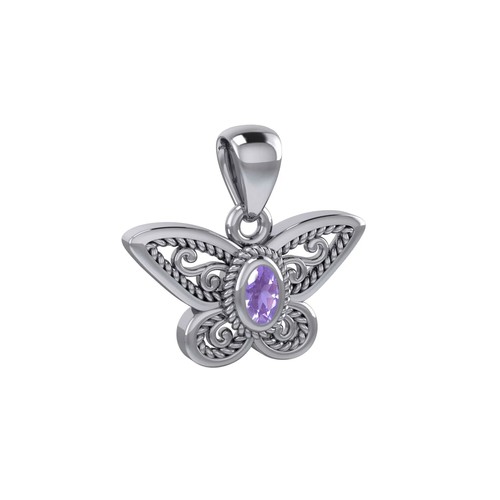 Collana Con Ciondolo Farfalla In Zirconia Cubica - Argento - Catena Sottile - Gioiello Minimal Donna - 4