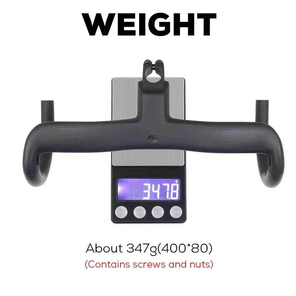 25.4mm Carbon IC SL AERO Integrated Cockpit Road Bike Handlebar Internal Cable - Image 4 of 4