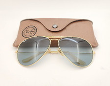 Vintage B L Ray Ban Bausch  Lomb Gray Changeables 62mm Outdoorsman w/Case