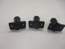 SEA DOG SOCKET & CAP FOR POWER SOCKET SET OF 3 BLACK 426113-1 MARINE BOAT