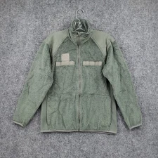 US Military Jacket Mens XS Extra Small Green Fleece Polartec Cold Weather Army