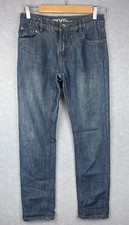 Girls Denim Jeans DKNY Size 16 Dark Blue Straight Denim Jeans New York
