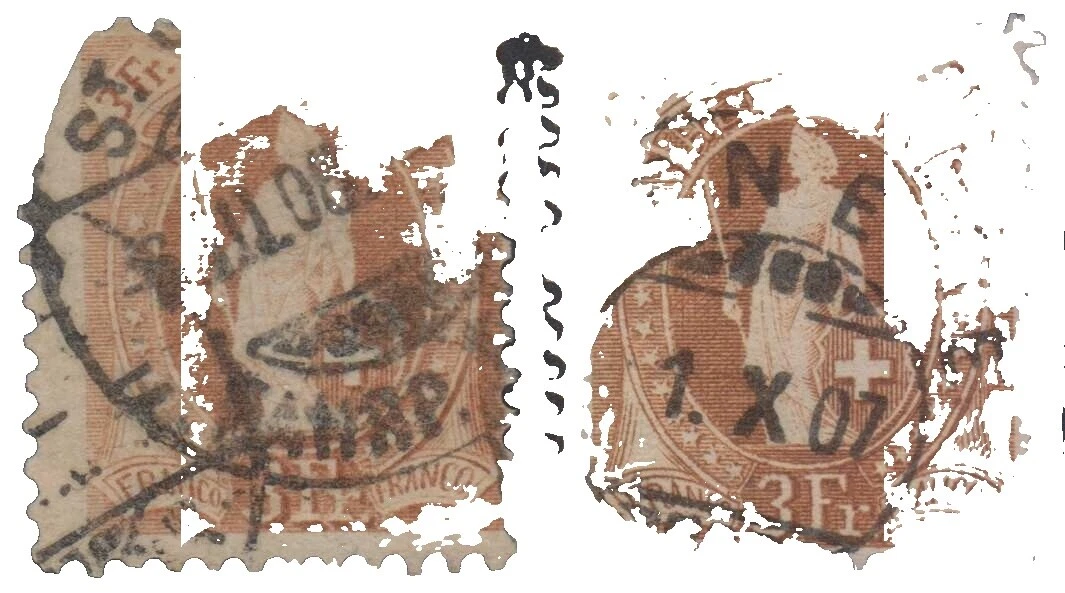 Used Swiss Stamps